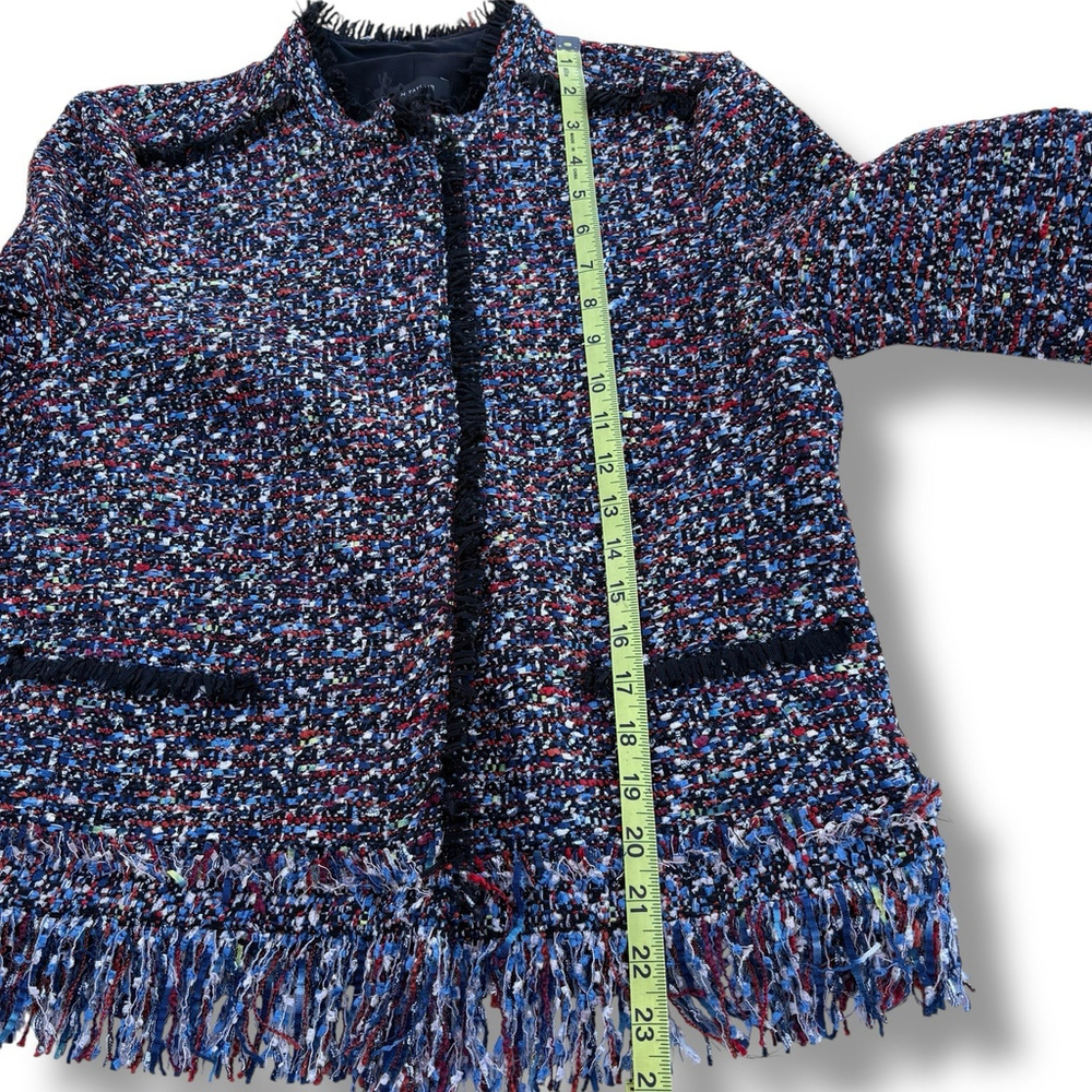 Women's Multicolor Tweed Jacket - Picture 8 of 11